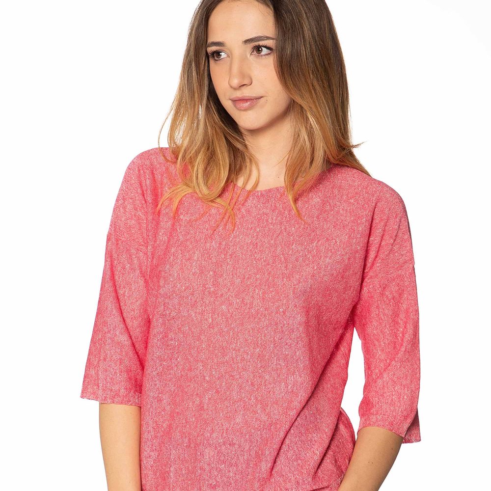 Maglia Scatoletta  - Donna 100 % Lino