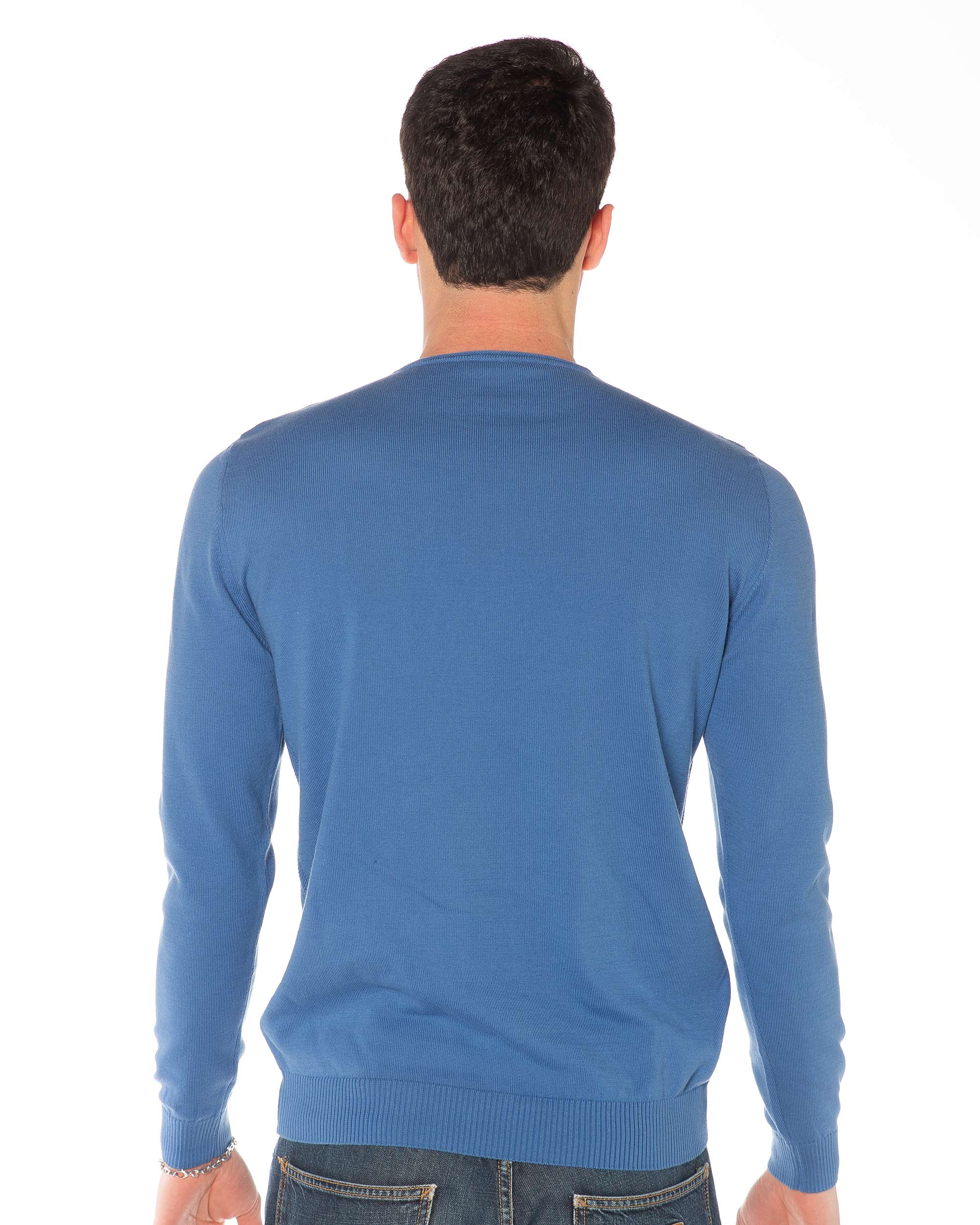 Paricollo E001U 100_ cotone Avio Retro