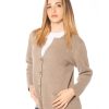 Giacca marrone cashmere Rinaldi Cashmere, profilo laterale raffinato e moderno