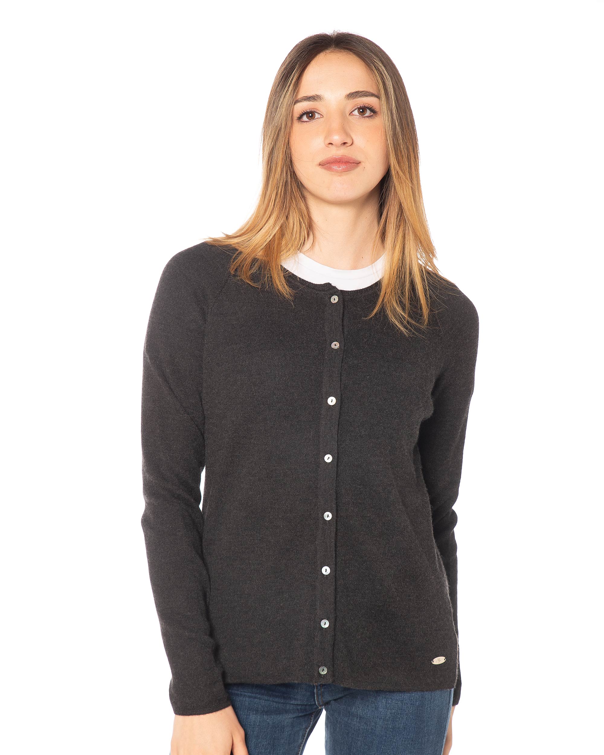 Giacca I022D 50 Cashmere 50 Seta Antracite Fronte