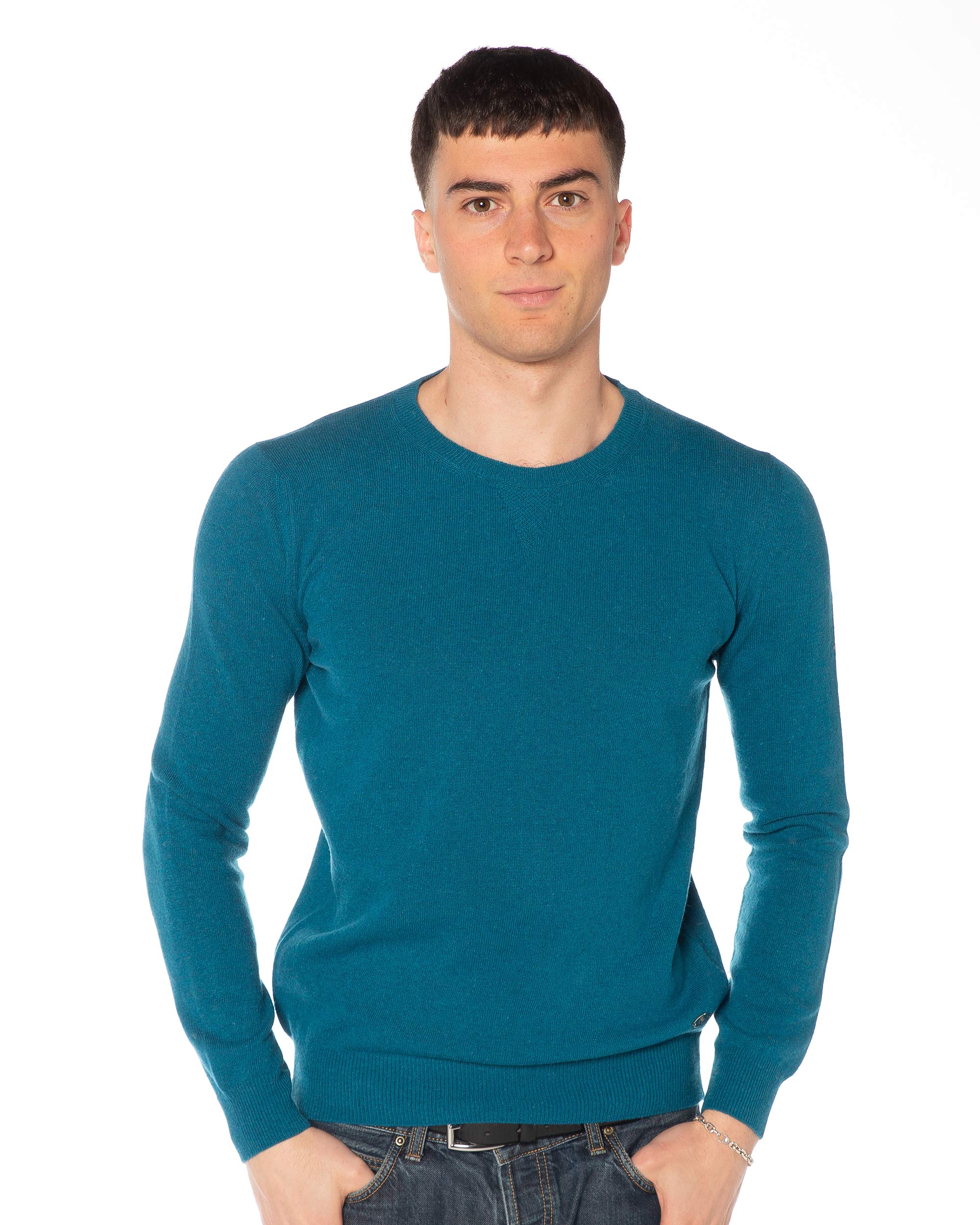 Paricollo triangolino I003U 10 Cashmere Ottanio Fronte