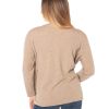 Spolverino lungo donna in cashmere marrone Rinaldi Cashmere, retro del capo di lusso